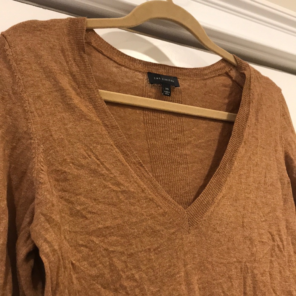 Thin camel sweater